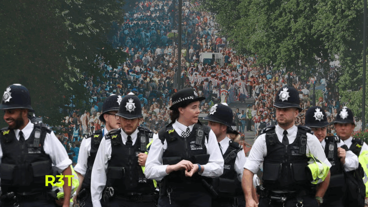Facial recognition technology at Notting Hill Carnival