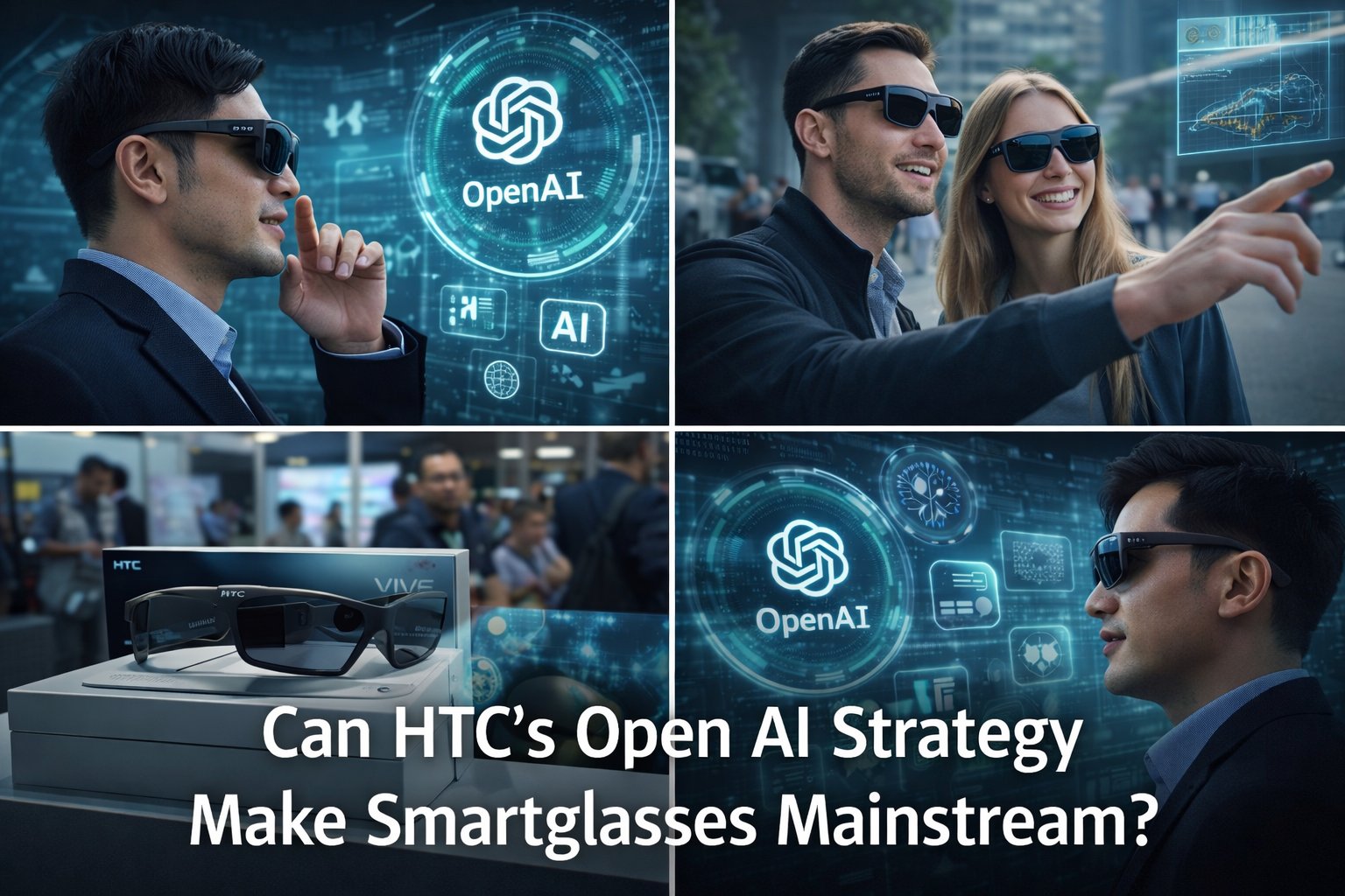 Can HTC’s Open AI Strategy Make Smart glasses Mainstream