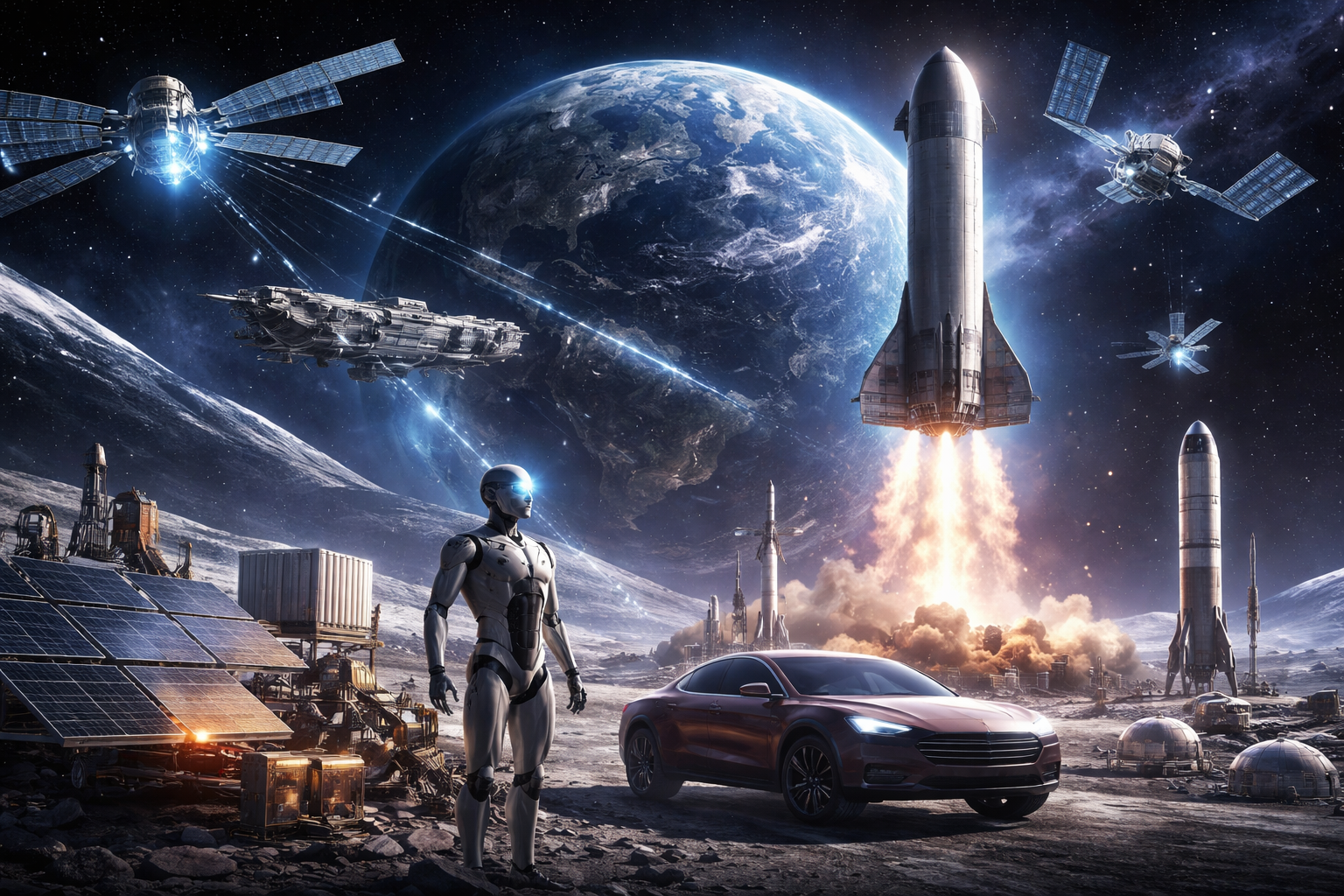 How Tesla, SpaceX, and xAI Are Building a Galactic Civilization