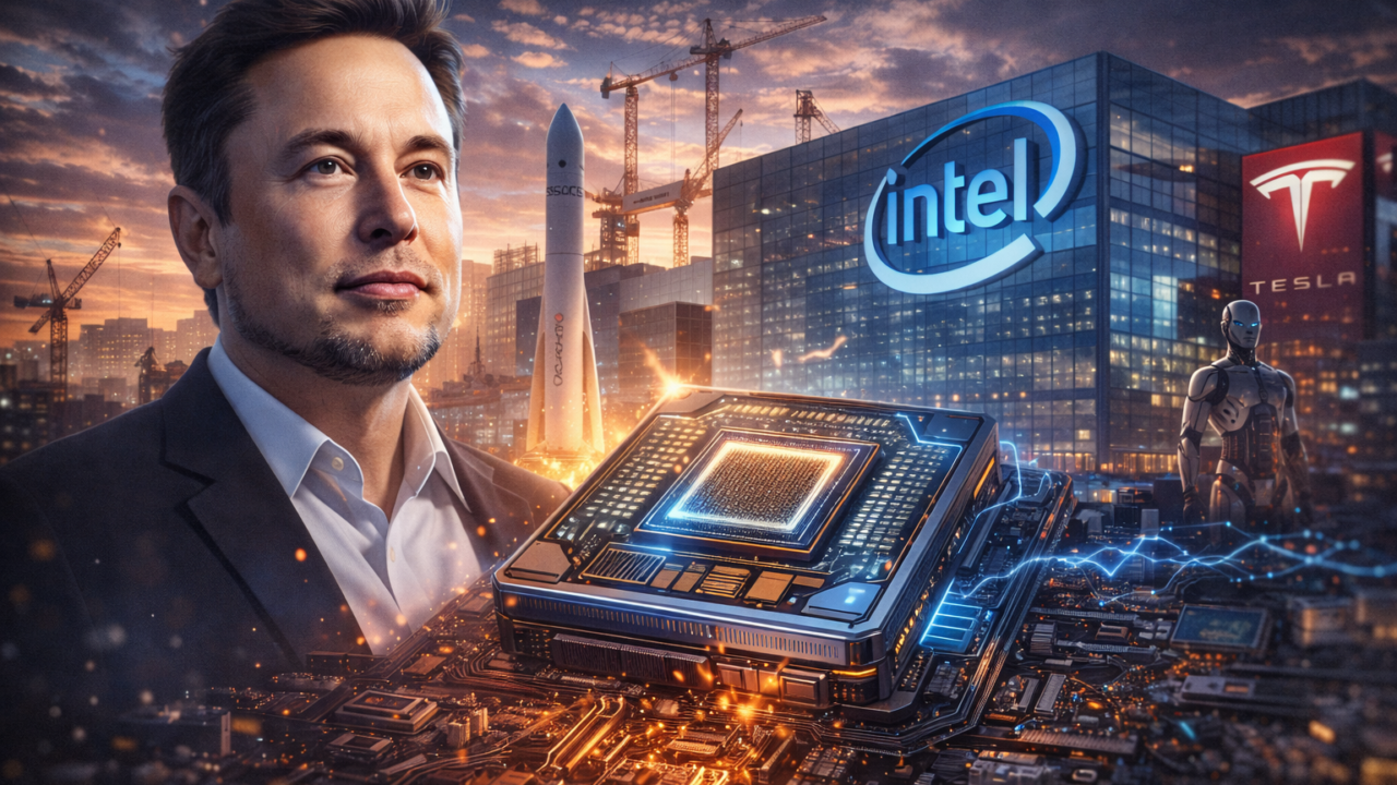 Elon Musk’s $25 Billion Terafab Project Gains Intel Support