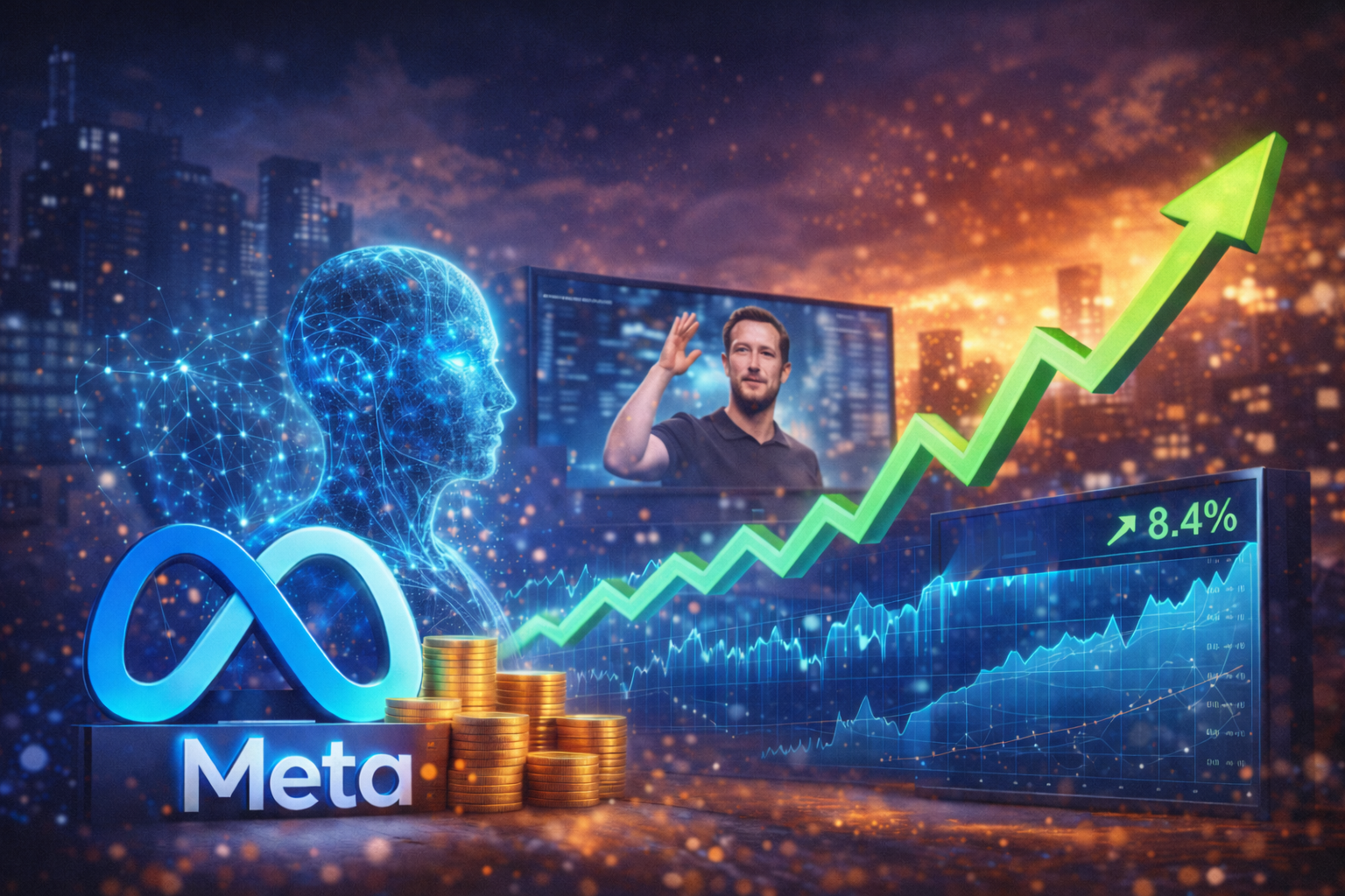 Meta Stock Jumps After Superintelligence Lab Reveals First AI Model