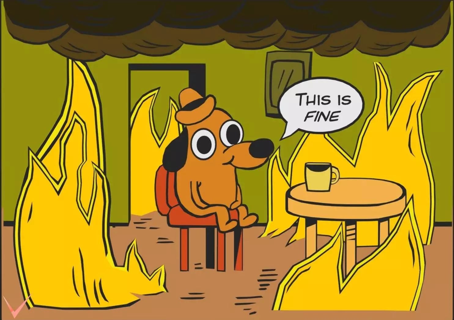 AI Startup Faces Backlash Over “This Is Fine” Meme Use