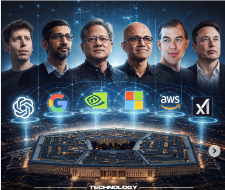 Pentagon Signs Major AI Deals With OpenAI, Google, Nvidia and More for Classified Military Operations